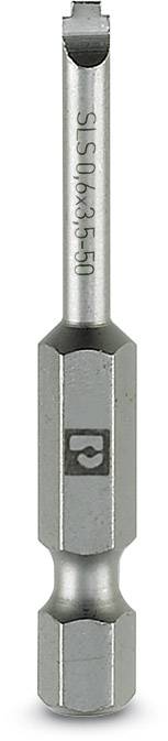 Embout pour vis à tête fendue 3.5 mm Phoenix Contact 1212605 Acier à outils extra-rigide, allié Forme (embouts): E 6.3 5 pc(s)