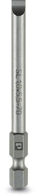 Embout pour vis à tête fendue 4 mm Phoenix Contact 1212571 Acier à outils extra-rigide, allié Forme (embouts): E 6.3 5 pc(s)