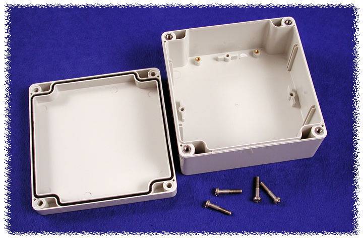 Boîtier universel Hammond Electronics 1554N2GY Polycarbonate gris 120 x 120 x 60 1 pc(s)