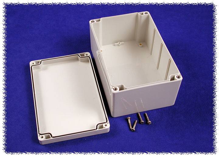 Boîtier universel Hammond Electronics 1554U2GY Polycarbonate gris 200 x 120 x 90 1 pc(s)