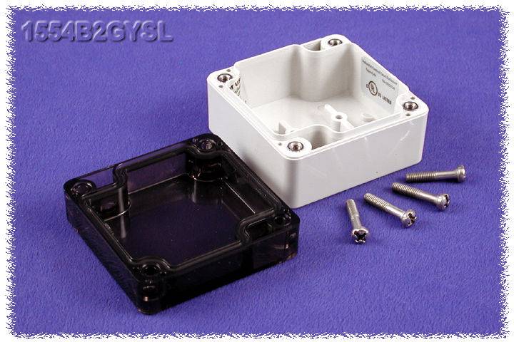 Boîtier universel Hammond Electronics 1554B2GYSL Polycarbonate gris 65 x 65 x 40 1 pc(s)