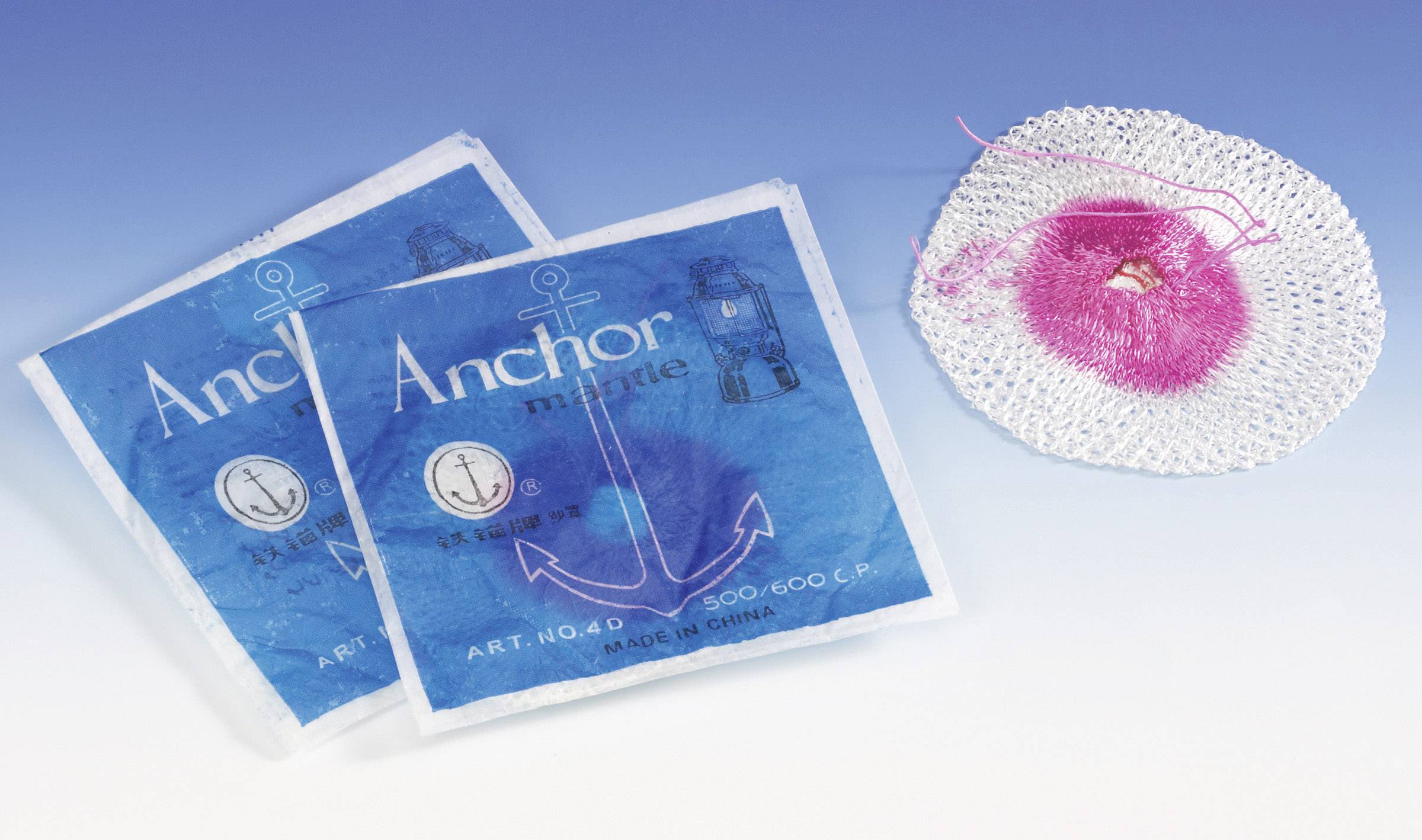 Brüder Mannesmann Manchon à incandescence blanc Convient pour marque (lampes à pétrole) Mannesmann Starklichtlampe 2 pc(s)