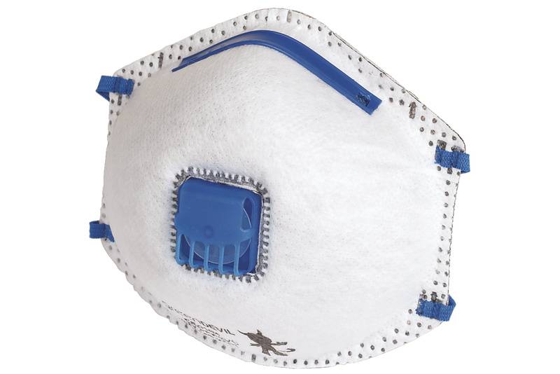 Masque anti poussières fines avec soupape FFP2 Wolfcraft 4838000 3 pc(s)