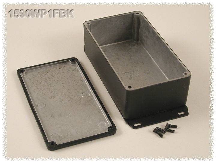 Boîtier universel Hammond Electronics 1590WP1FBK aluminium noir 153 x 82 x 50 1 pc(s)
