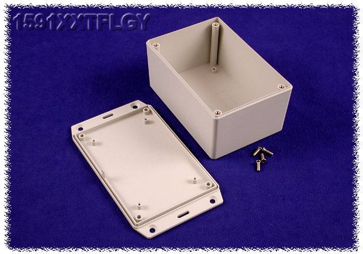 Boîtier universel Hammond Electronics 1591XXTFLGY ABS gris 123 x 83 x 60 1 pc(s)