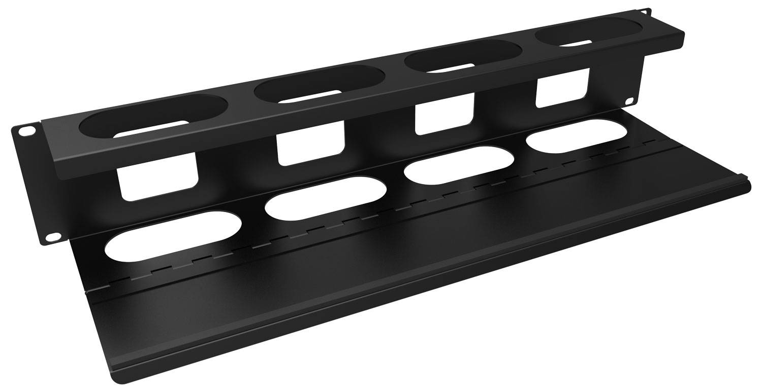 Guide-câbles Hammond Electronics PCMDD19003BK1 pivotant (l x H x P) 483 x 89 x 64 mm 1 pc(s)