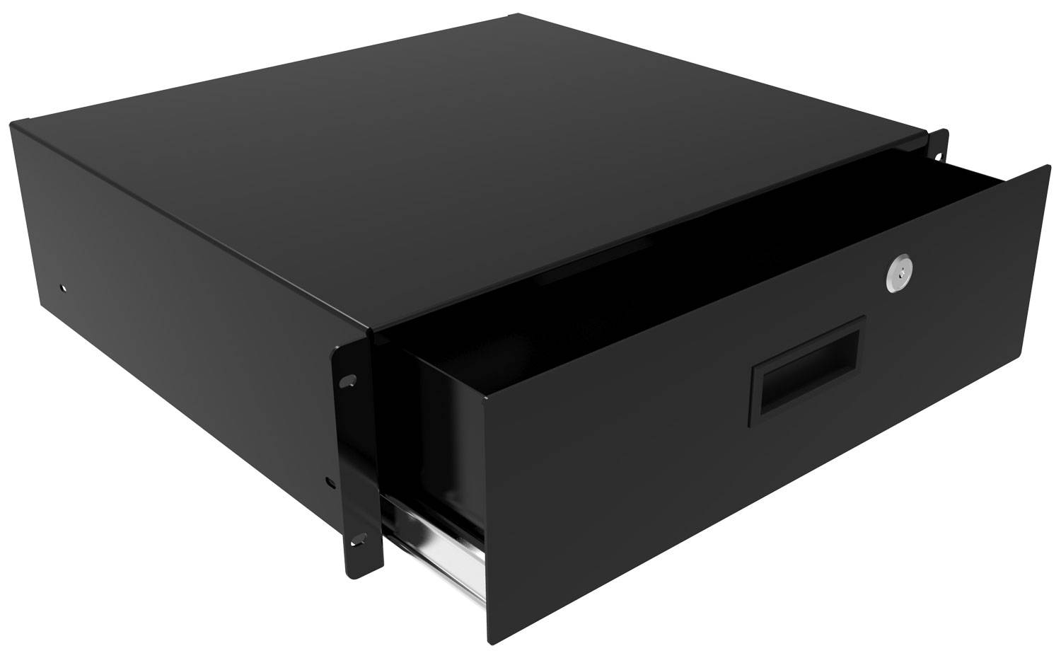 Etagère à glissière Hammond Electronics RDRW1900322BK1 acier noir (L x l x H) 89 x 483 x 559 mm