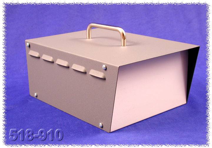 Boîtier d'instrumentation Hammond Electronics 518-0910 acier gris 248 x 197 x 121 1 pc(s)