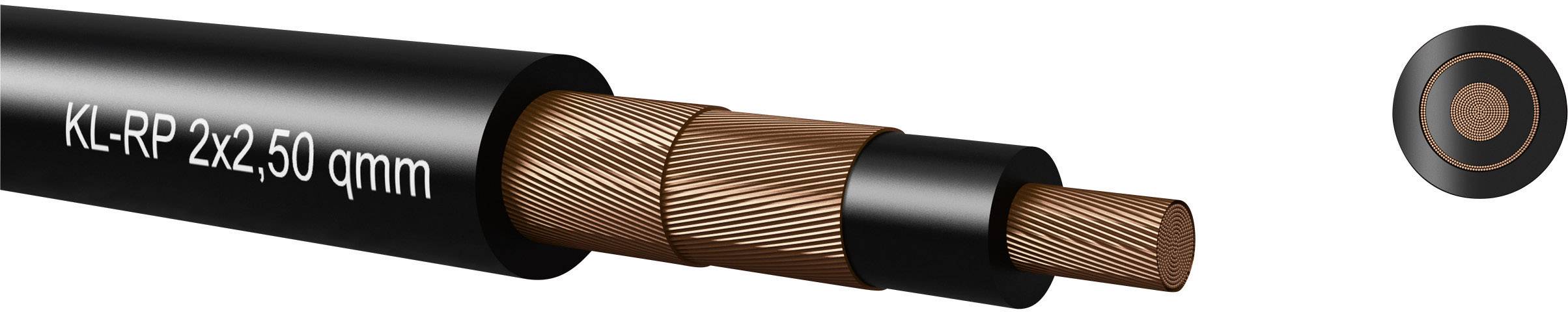 Kabeltronik 550140000-1 Câble haut-parleur 1 x 4 mm² noir Marchandise vendue au mètre