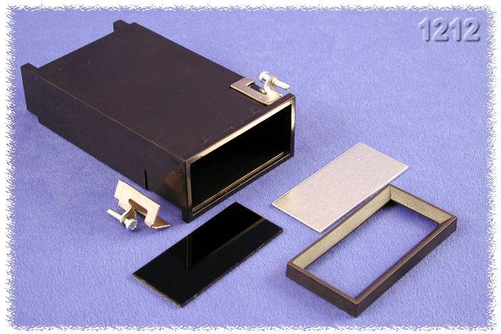 Boîtier universel Hammond Electronics 1214 ABS noir 75 x 96 x 48 1 pc(s)