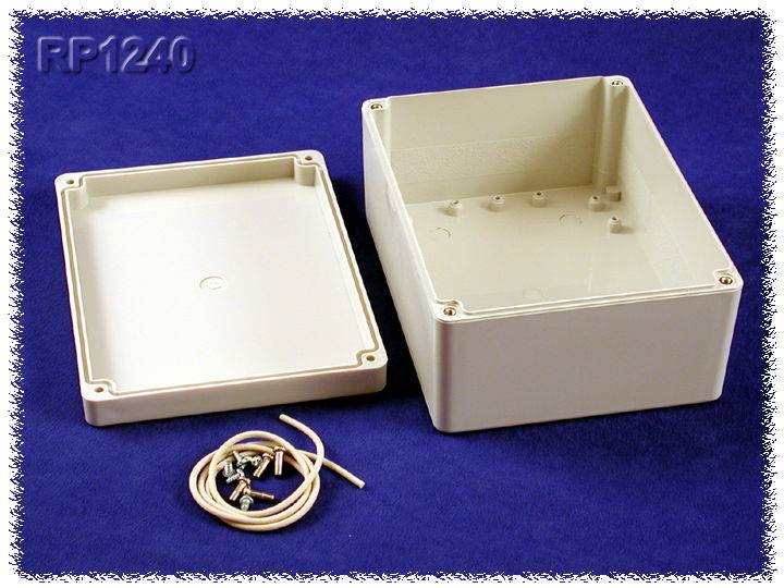 Boîtier universel Hammond Electronics RP1240 Polycarbonate gris 165 x 125 x 75 1 pc(s)