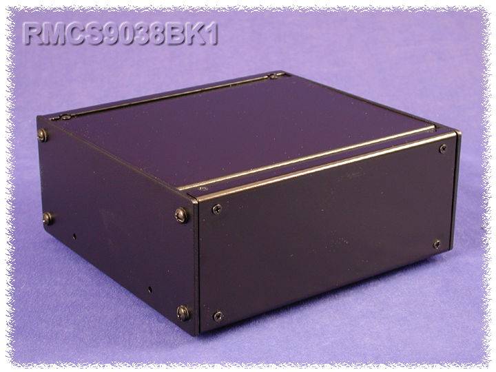 Boîtier universel Hammond Electronics RMCV19038BK1 aluminium noir 432 x 203 x 65 1 pc(s)