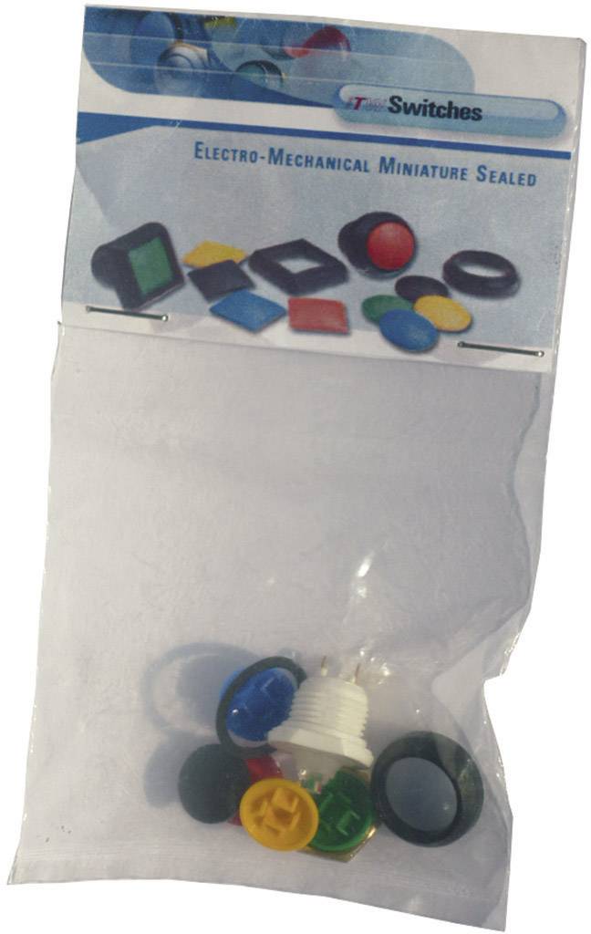ITW 48-100028 Assortiment de boutons poussoirs à pression 12 V/DC 0.01 A 1 x Off/(On) à rappel IP67 1 pc(s)