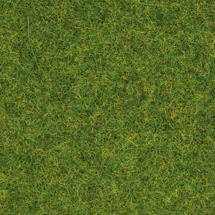 Surface herbeuse verte et dense, avec différentes nuances de vert, sans objets ni éléments visibles en arrière-plan.