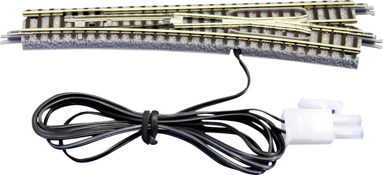 Aiguillage, électrique, à gauche Rokuhan 7297039 (Z) Voie Rokuhan (avec ballast) 1 set