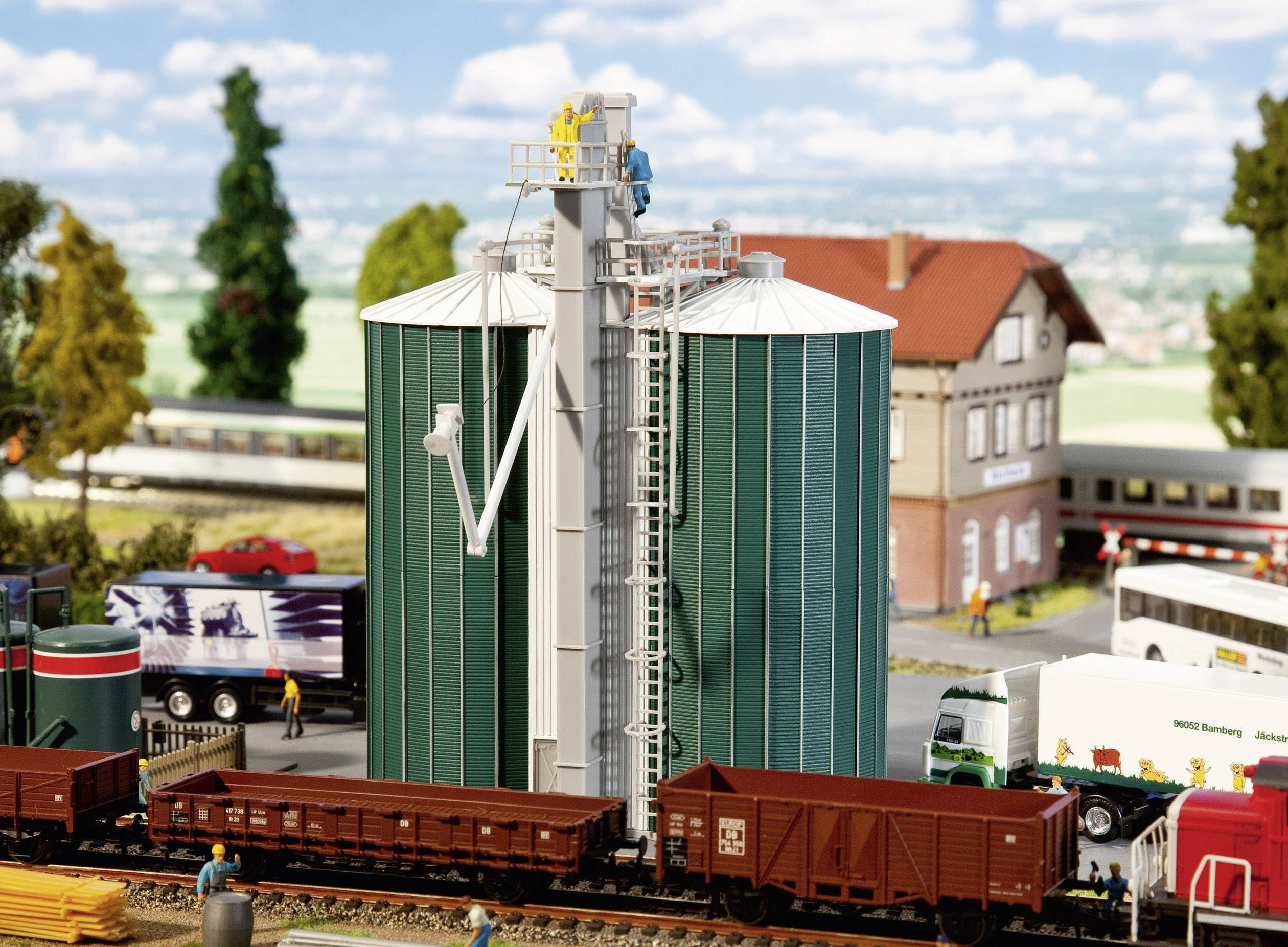 Silos doubles FALLER 120260 H0