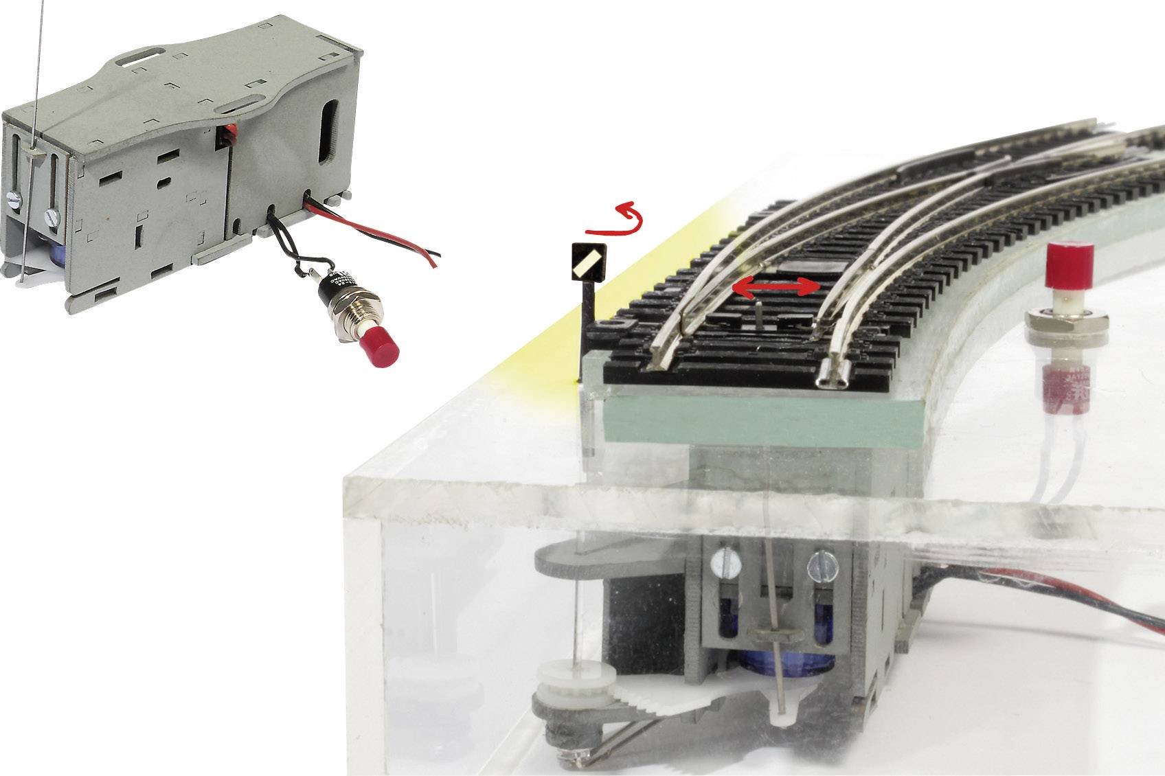 Commande d'aiguillage enterrée MBZ 73001 9 V, 18 V 1 pc(s)