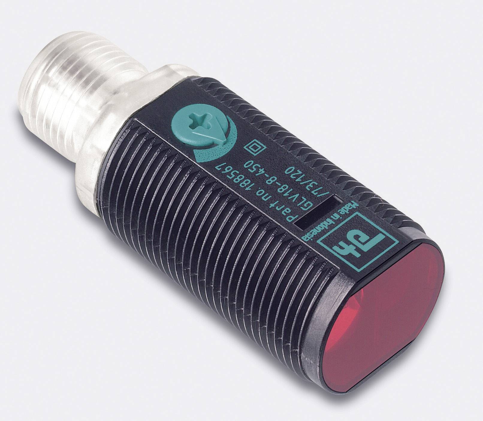 Cellule photoélectrique réflexion sur réflecteur avec filtre polarisant Portée (détails) 0 - 4000 mm Pepperl+Fuchs GLV18-55/73/120