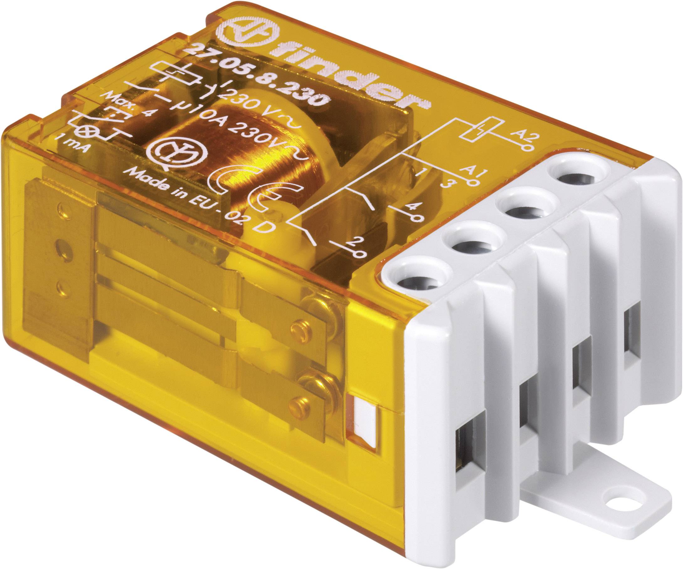 Télérupteur pour encastrement Finder 27.01.8.230.0000 1 NO (T) 230 V/AC 10 A 2300 VA 1 pc(s)