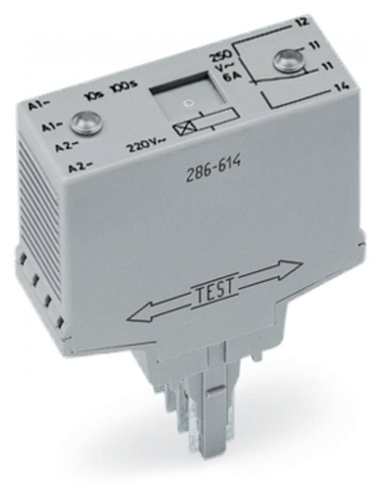 WAGO 286-604/004-000 286-604/004-000 Relais temporisé monofonction 24 V/DC 1 pc(s) 1 inverseur (RT)