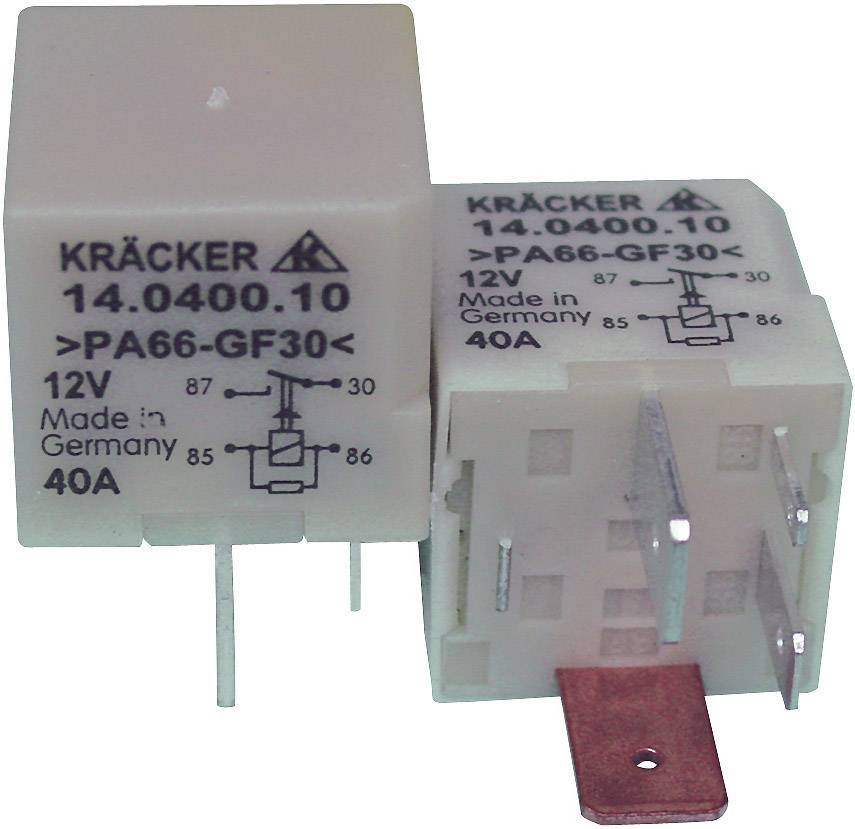 Kräcker 14.0400.10 Relais automobile 12 V/DC 40 A 1 NO (T)