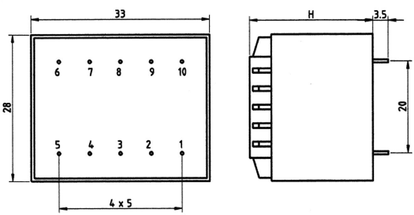Weiss Elektrotechnik 85/311 Transformateur pour circuits imprimés 1 x 230 V 1 x 9 V/AC 1.50 VA 167 mA
