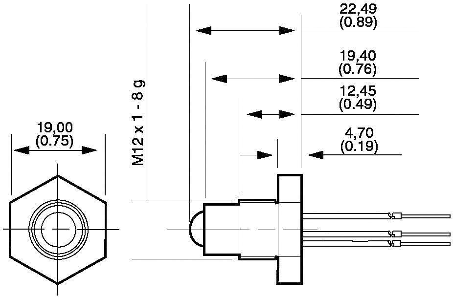 Capteur de niveau de remplissage Honeywell AIDC LLE102101 Tension de fonctionnement (gamme): 5 - 12 V/DC 1 pc(s)