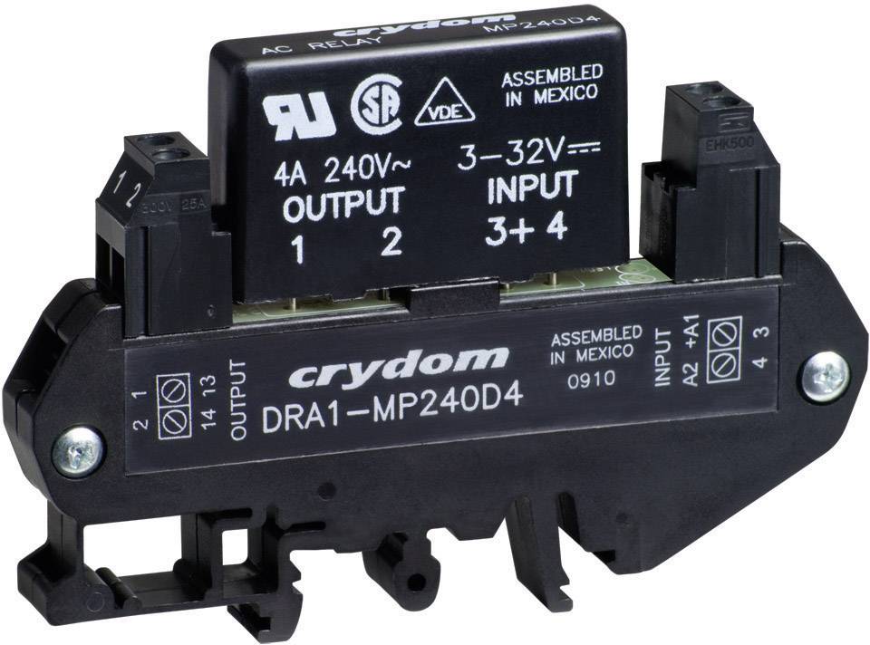 Crydom Relais à semi-conducteurs DRA1-MP240D3 3 A Tension de contact (max.): 280 V/AC à commutation au zéro de tension 1 pc(s)