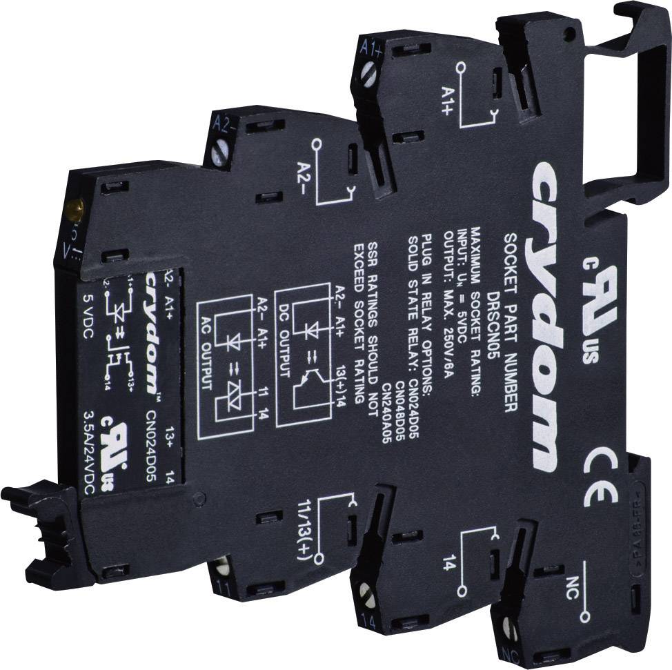 Crydom Relais à semi-conducteurs DRA-CN240A05 2 A Tension de contact (max.): 280 V/AC à commutation au zéro de tension 1 pc(s)