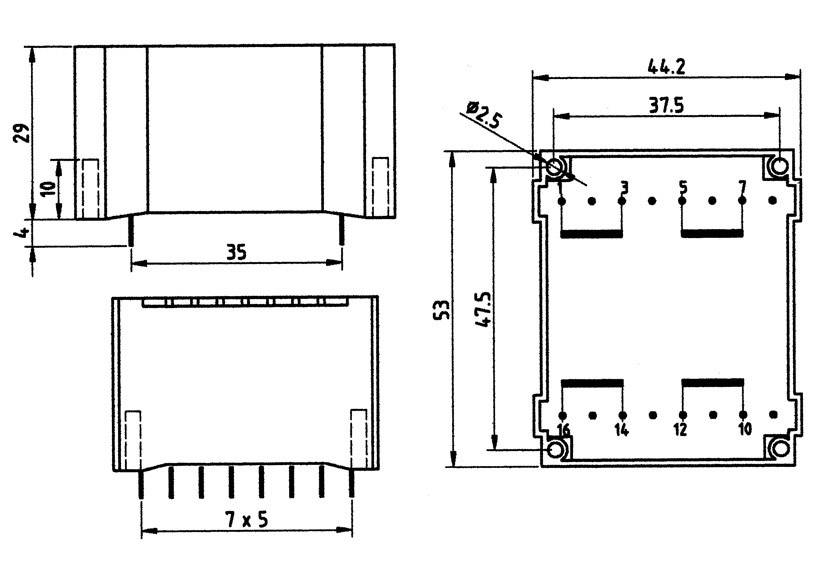 Weiss Elektrotechnik 83/244 Transformateur pour circuits imprimés 1 x 230 V 2 x 9 V/AC 10 VA 556 mA
