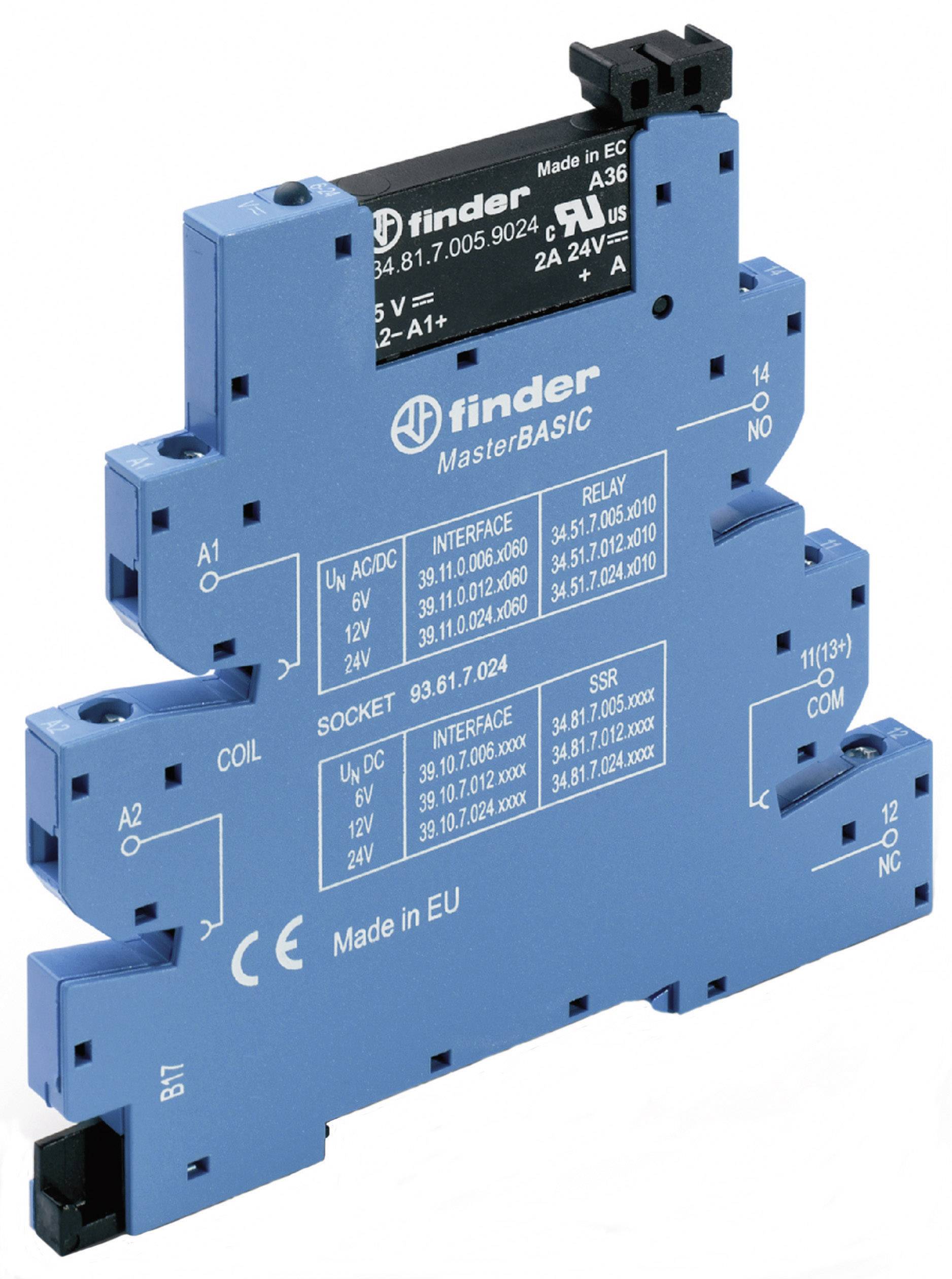 Finder Relais à semi-conducteurs 39.10.7.024.9024 2 A Tension de contact (max.): 24 V/DC 1 pc(s)