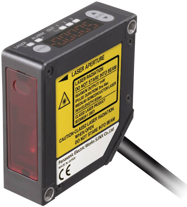 Panasonic HL-G112-A-C5 Capteur de distance laser 1 pc(s) 24 V/DC (L x l x H) 57 x 20.4 x 60 mm