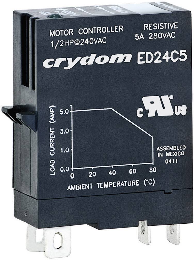 Crydom Relais à semi-conducteurs ED06C5 5 A Tension de contact (max.): 48 V/DC à commutation au zéro de tension 1 pc(s)