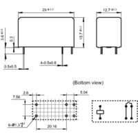 Hongfa HF115F-S/012-HSF Relais pour circuits imprimés 12 V/DC 16 A 1 NO (T) Hongfa HF115F-S/012-HSF Relais pour circuits imprimés 12 V/DC 16 A 1 NO (T)