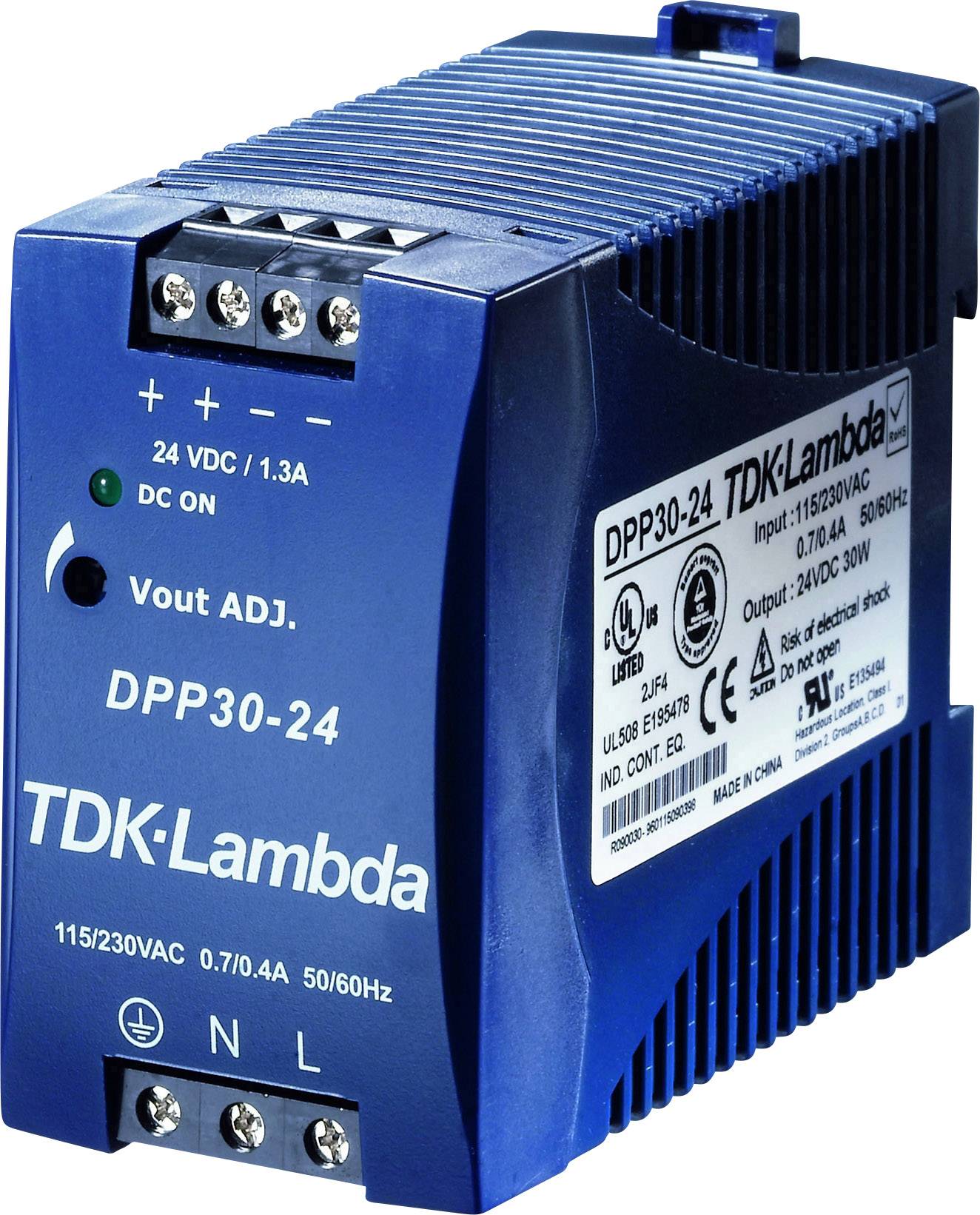 Alimentation rail DIN TDK-Lambda DPP50-15 15.1 V/DC 3.4 A 50 W 1 x