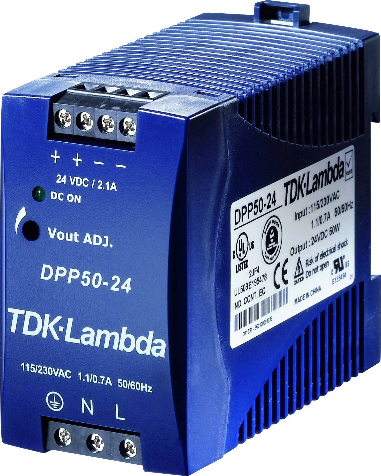 Alimentation rail DIN TDK-Lambda DPP50-48 56 V/DC 1.05 A 50 W 1 x