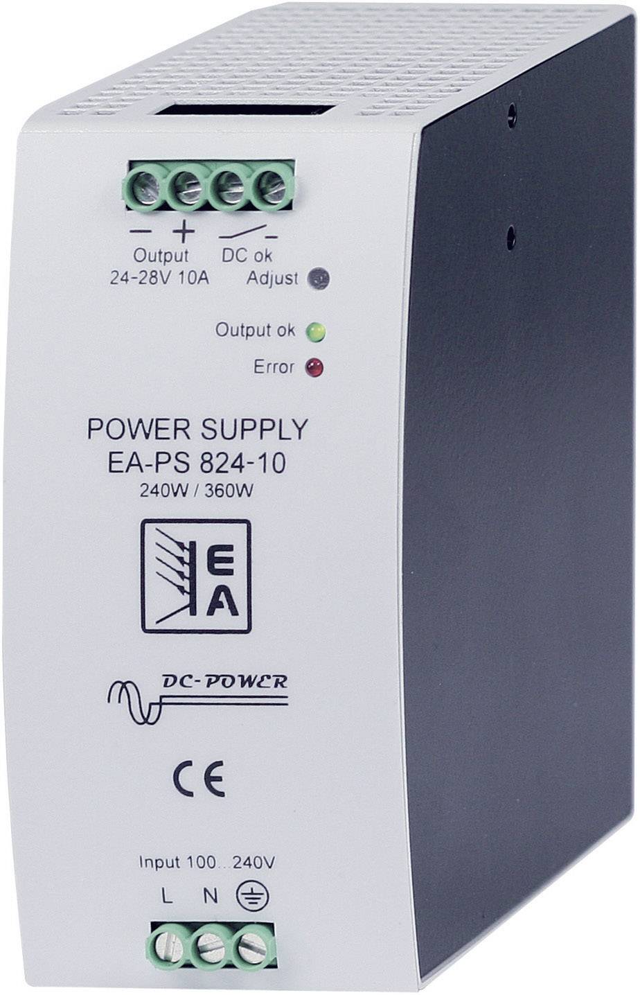Alimentation rail DIN EA Elektro Automatik EA-PS 824-20SM 28 V/DC 20 A 480 W 1 x