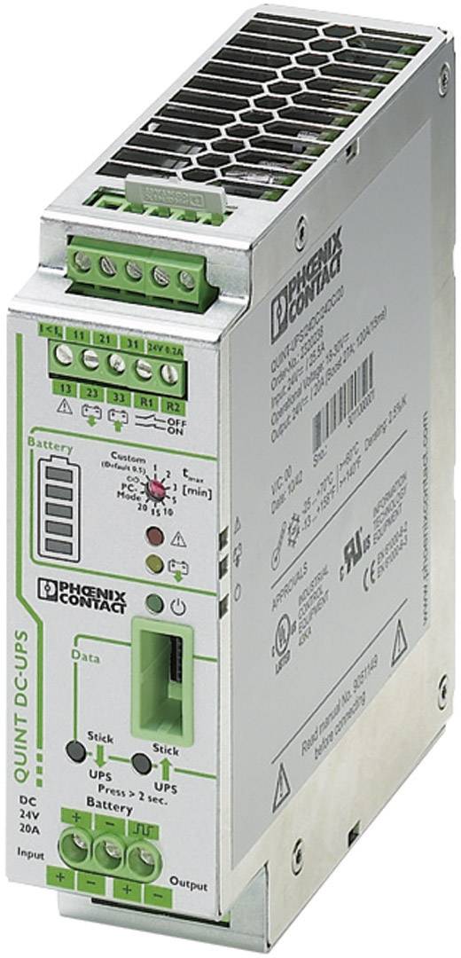 Onduleur (ASI) industriel - Installation (rail DIN) Phoenix Contact QUINT-UPS/ 24DC/ 24DC/20