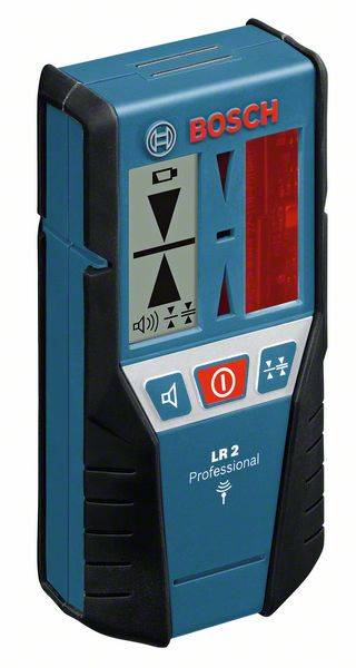 Récepteur laser électronique 'LR 2 Professional' avec affichage. Indique les directions et la force du signal pour un nivellement laser précis.
