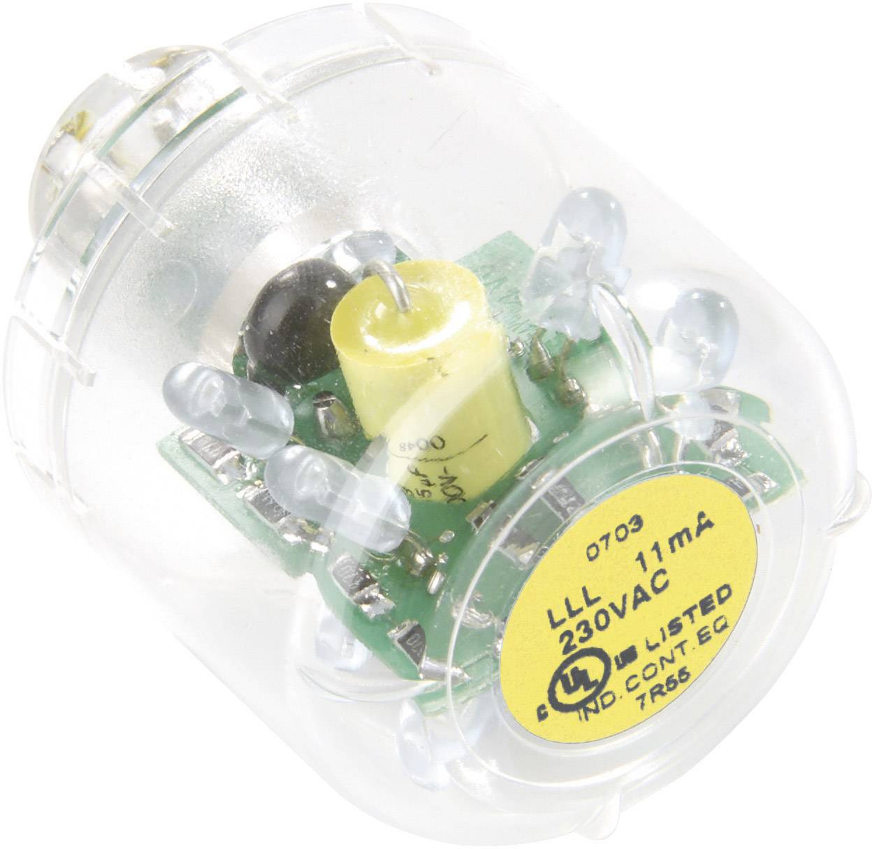 Auer Signalgeräte LLL Ampoule LED jaune lumière permanente adapté pour série (technique de signalisation) Colonne de