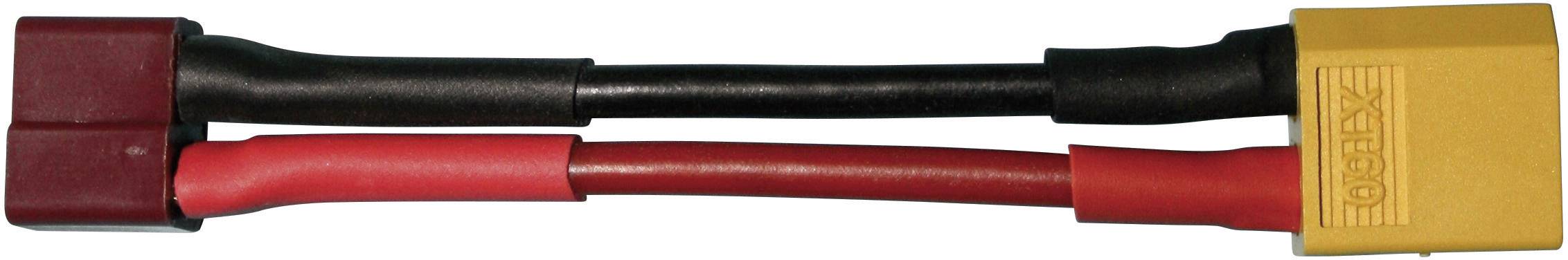 Câble adaptateur pour batterie Modelcraft 67177 [1x T-femelle - 1x XT60 mâle] 6.50 cm 2.50 mm²