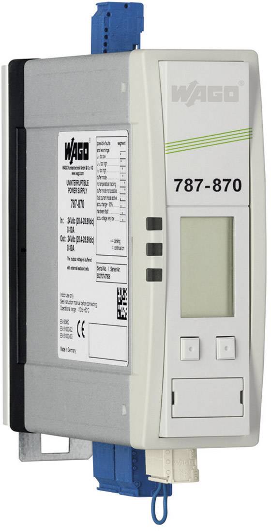Unité d'alimentation électrique, modèle 787-870, affichant un écran et des commandes. Adaptée aux applications industrielles.