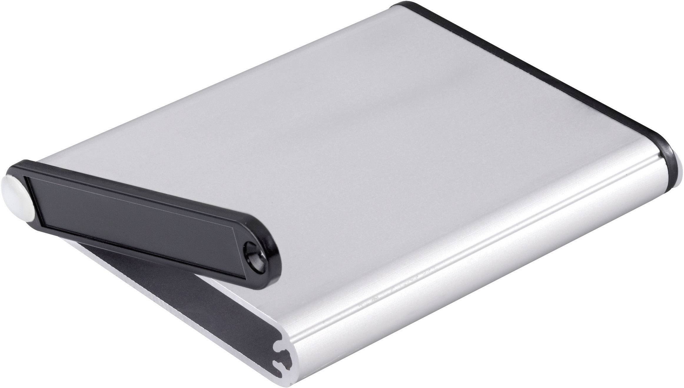 Boîtier profilé Hammond Electronics 1455A802 aluminium aluminium 80 x 70 x 12 1 pc(s)