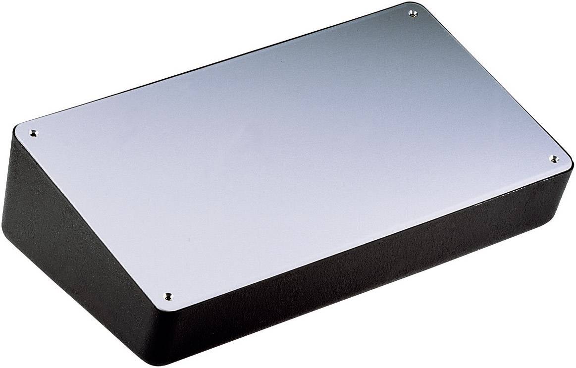 Boîtier pupitre WeroPlast HITPULT 3003 Polystyrène expansé (EPS), aluminium graphite (L x l x H) 308 x 167 x 84 mm 1 pc(s)