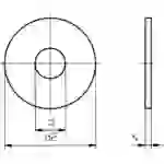 Rondelle 5.3 mm 15 mm plastique 100 pc(s) TOOLCRAFT 5,3 D9021 POLY 194736 Rondelle 5.3 mm 15 mm plastique 100 pc(s) TOOLCRAFT 5,3 D9021 POLY 194736