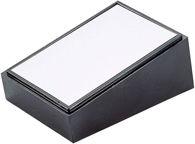 Boîtier pupitre TEKO 102.9 plastique, aluminium noir, argent (L x l x H) 109 x 70 x 50 mm 1 pc(s)