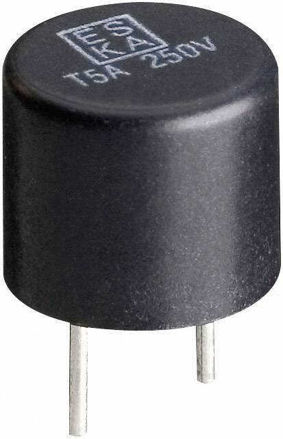 Mini-fusible ESKA 885024 rapide -F- sortie radiale rond 5 A 250 V