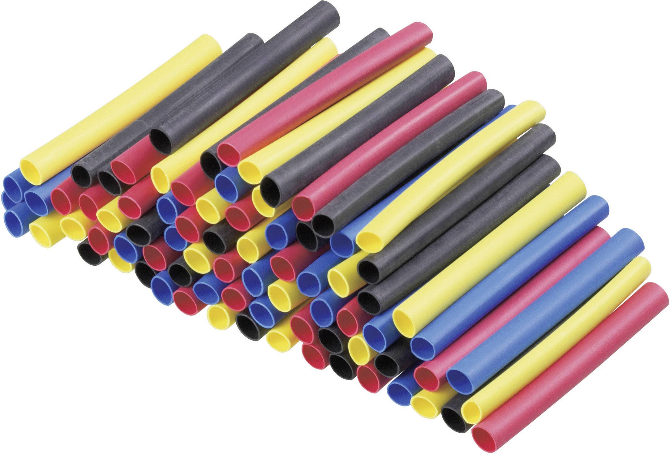 Assortiment de gaines thermorétractables 2:1 DSG Canusa 8011040990 Ø intérieur nominal (avant réduction): 3.20 mm 80 pc(s)