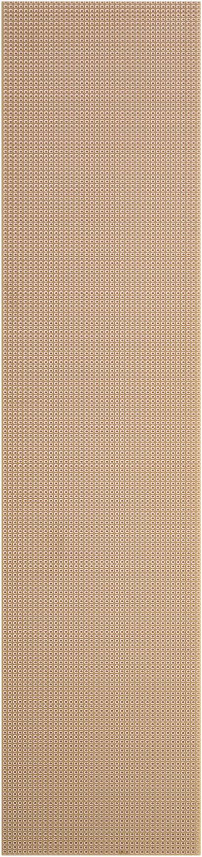 Un motif rectangulaire de lignes diagonales fines et serrées dans différentes nuances de brun et de beige, lisse et symétrique.