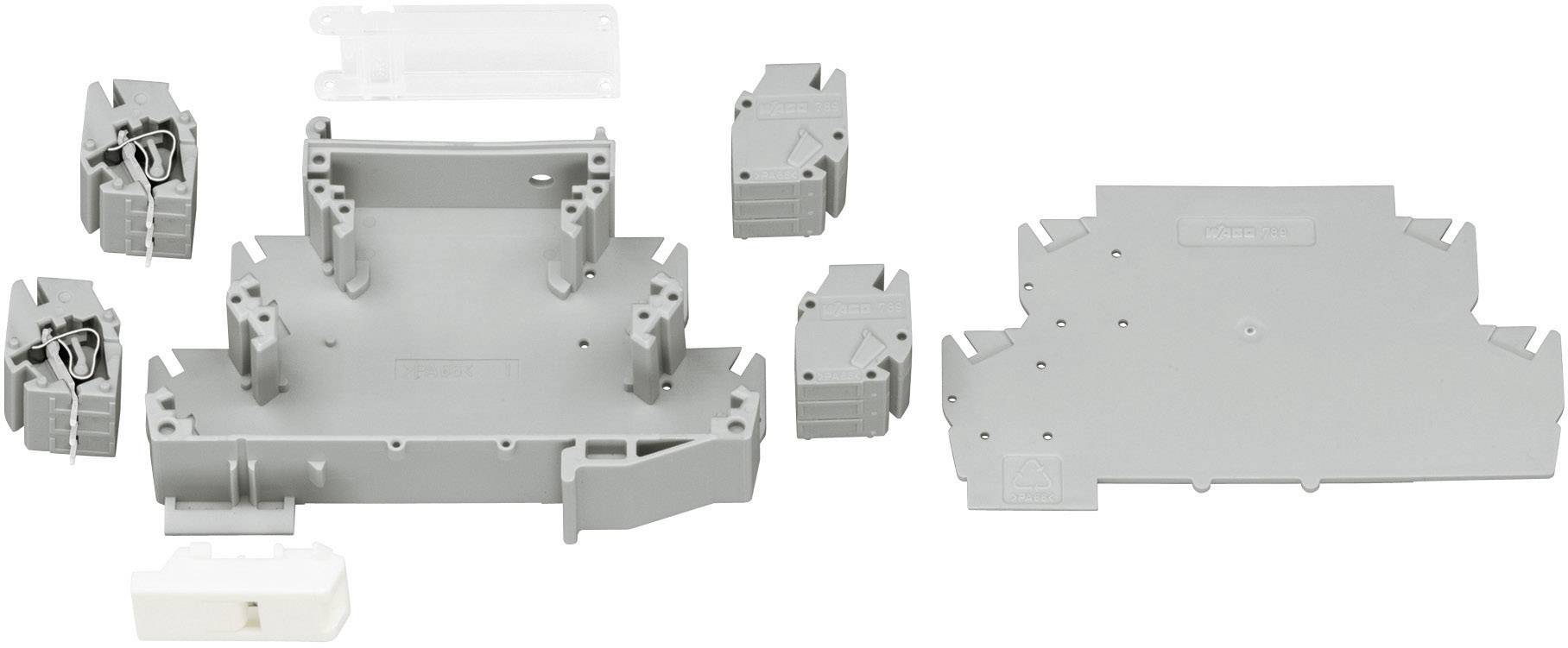 Boîtier pour rail WAGO 789-905 Polyamide 6.6 gris 90 x 17.5 x 55 1 set